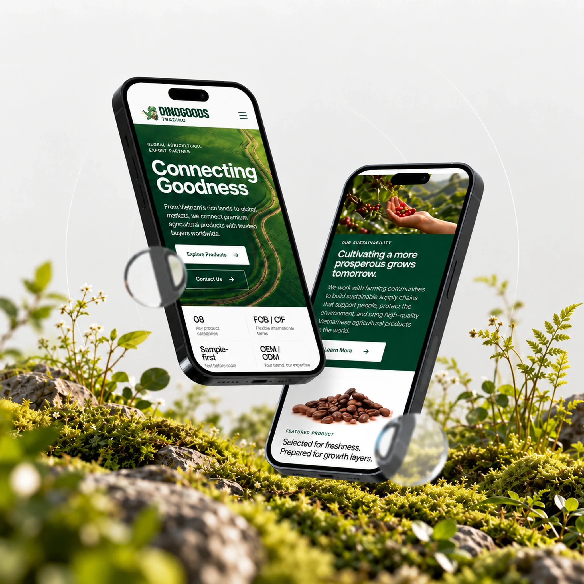 DinoGoods global trading digital platform artwork